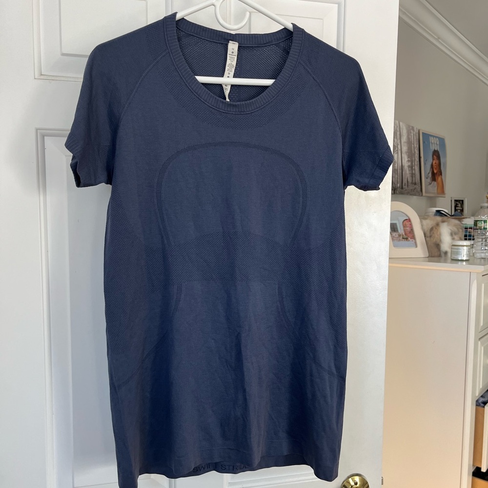 lululemon athletica Navy Short Sleeve Tee